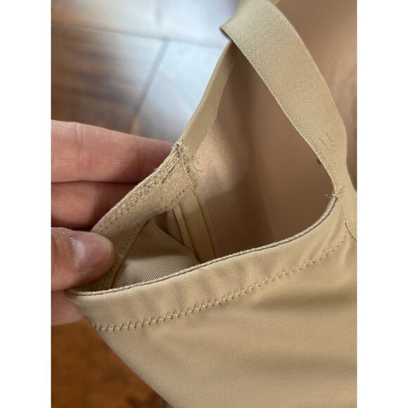 Cacique Lane Bryant Size 42F Nude Solid Lightly Lined No-Wire Bra Plus T-Shirt - Picture 8 of 8